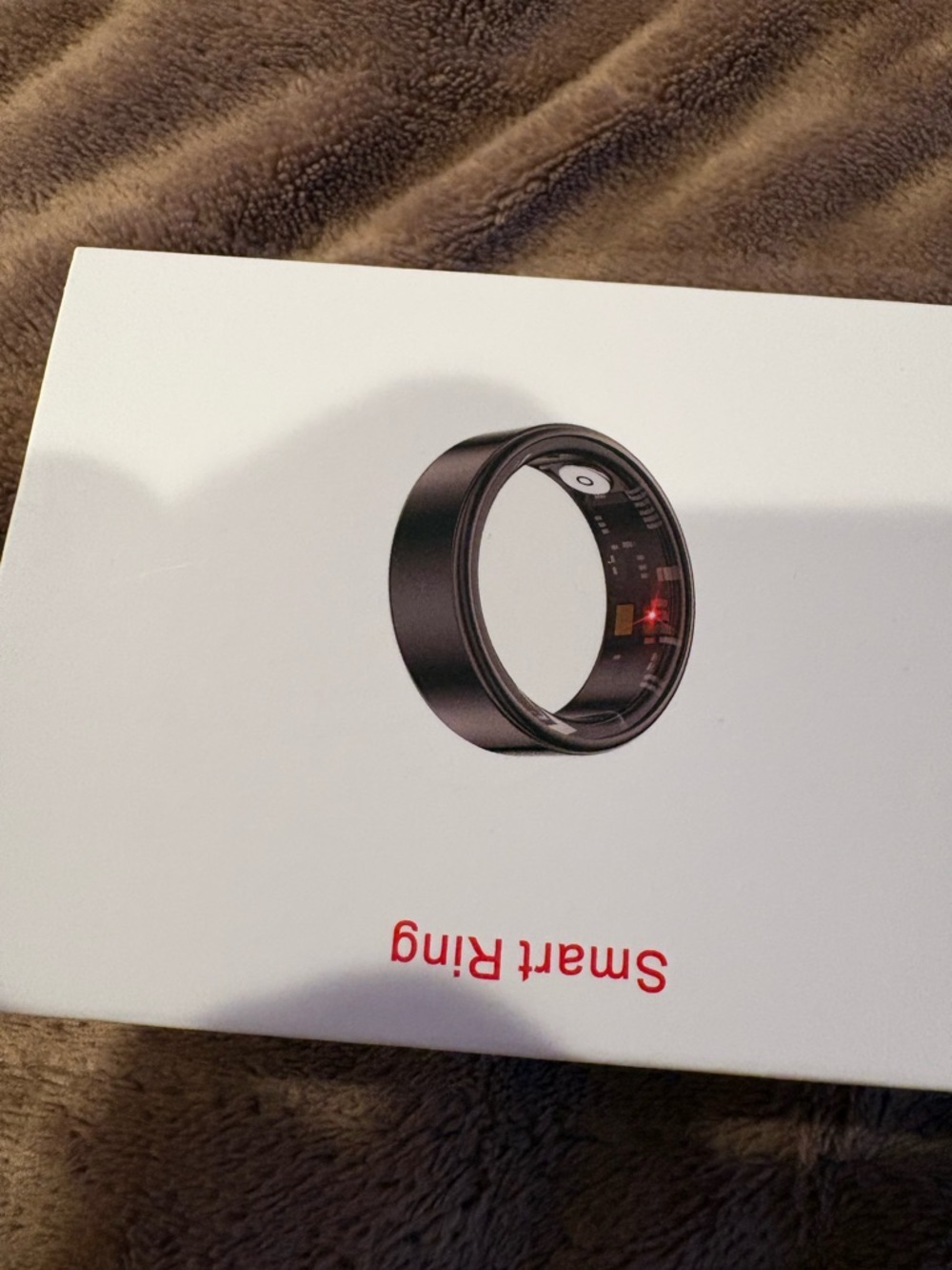 Smart Ring in Black size7  - Sleek unisex  Wearable